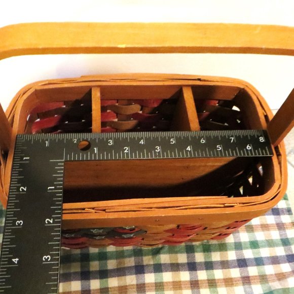 Americana Theme Basket For Table Accessories Summer Patriotic Patio - Picture 9 of 11